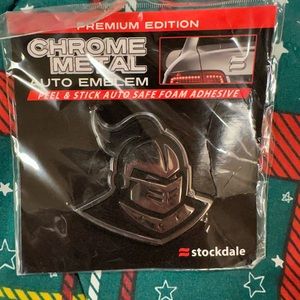 UCF chrome Metal auto emblem